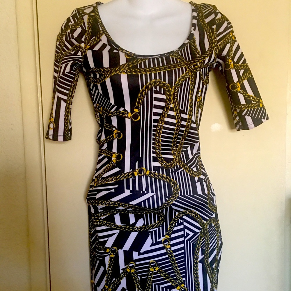 Nicki Minaj dress Stylish Patterned Dress
